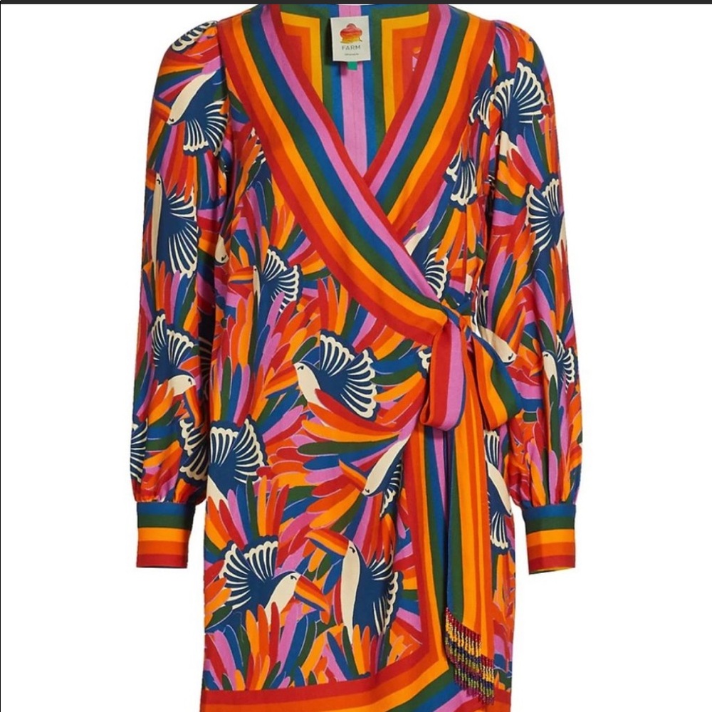 Farm Rio tropical toucan wrap. Size Medium